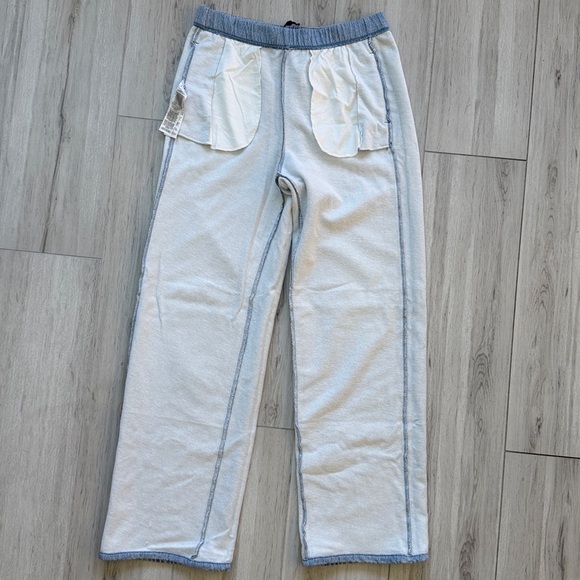 NWT Rag&Bone Miramar Wide-Leg Pants
Cotton Terry Sweatpant Jeans Aria light blue - Picture 12 of 15
